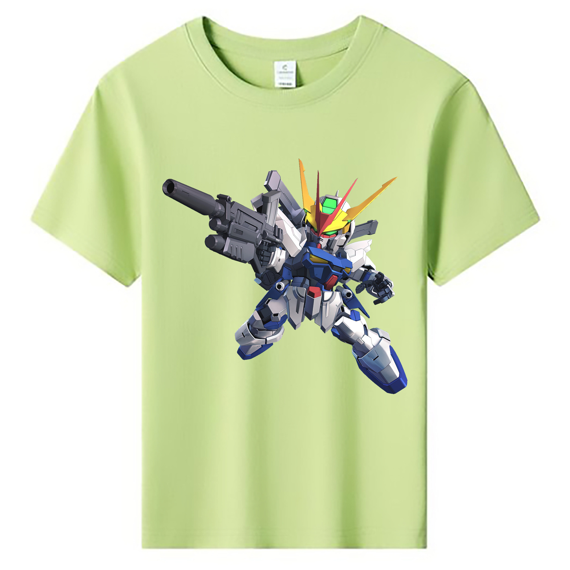 （画像用） 機動戦士ガンダム Mobile Suit Gundam 綿100％キッズTシャツ（フロントプリント）